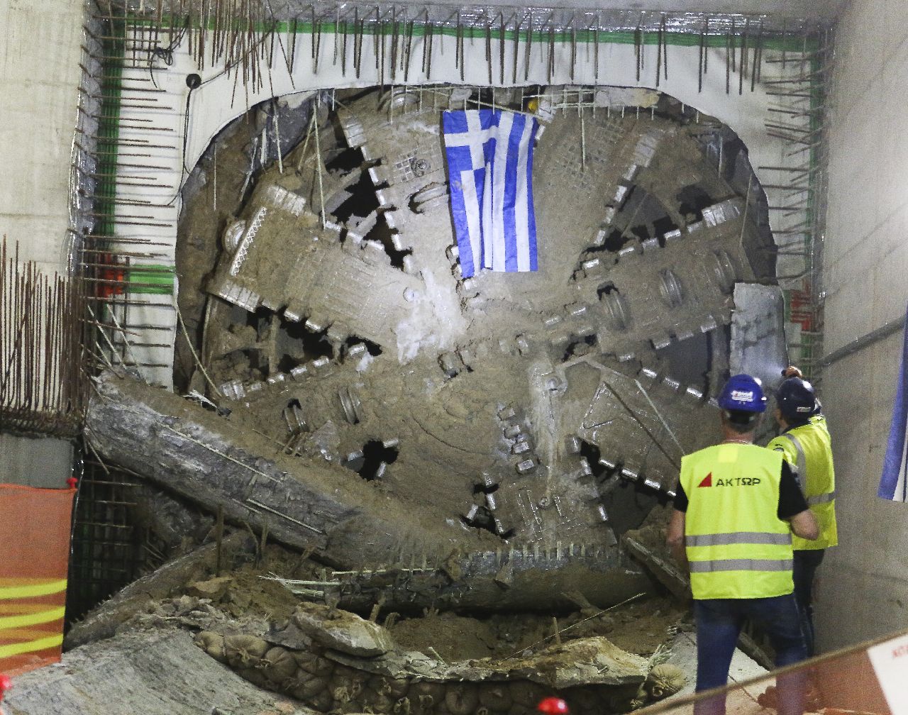 Αττικό Μετρό: Άφιξη του ΤΒΜ «Φρίξος» στο σταθμό «Νομαρχία»