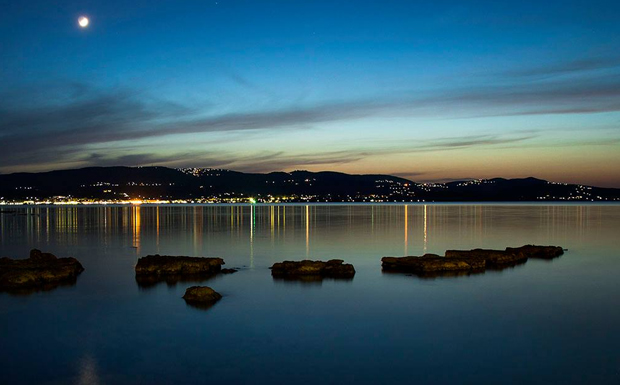 Το Αργοστόλι όταν σουρουπώνει