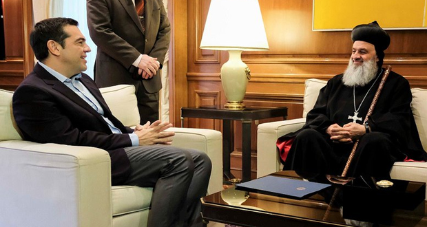 Συνάντηση του Αλ. Τσίπρα με τον Πατριάρχη Αντιοχείας