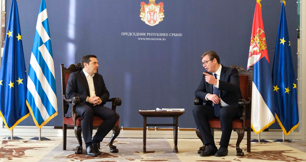 Τσίπρας- Βούτσιτς: Η συμφωνία των Πρεσπών γέφυρα προς ιστορικές ευκαιρίες (βίντεο)