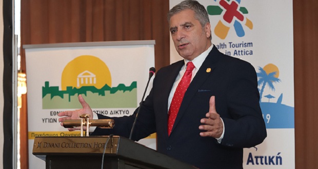Tην Εθνική Στρατηγική, για να καταστεί η Αττική Μητρόπολη Υγείας και Ευεξίας, παρουσίασε ο πρόεδρος του ΙΣΑ Γ. Πατούλης