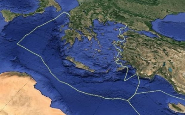 Η μερική επέκταση της αιγιαλίτιδος ζώνης της Ελλάδος στο Ιόνιο και στη Νότια Αδριατική