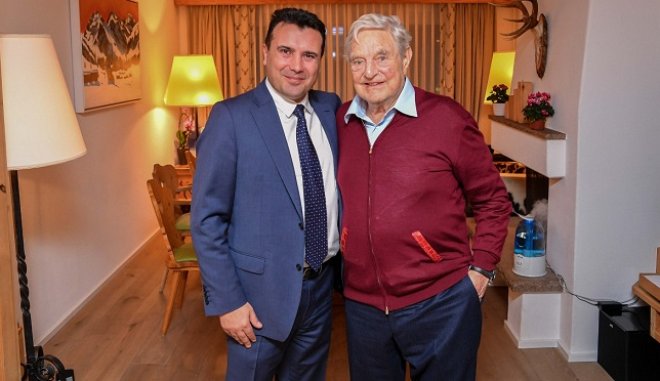 Τετ α τετ Σόρος με Ζάεφ στο Νταβός