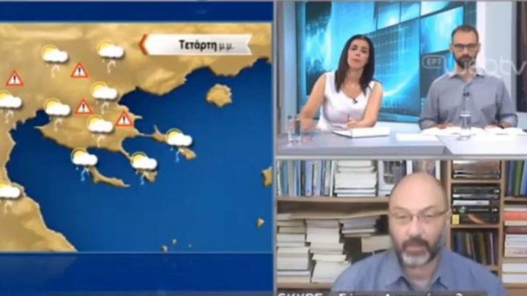 Σ. Αρναούτογλου: Η κακοκαιρία ΕΓΚΑΙΡΑ είχε ΤΟΝΙΣΤΕΙ απο προχθές στην ΕΡΤ3 και στη σελίδα μου στο facebook
