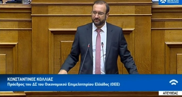Κ. Κόλλιας: Ο αναπτυξιακός νόμος κινητοποιεί τις παραγωγικές δυνάμεις της οικονομίας