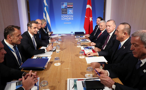 Ολοκληρώθηκε το ραντεβού Μητσοτάκη – Ερντογάν μετά από 1:30 ώρα (video)
