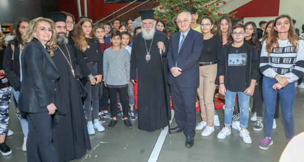 “ΑΓΙΑ ΣΟΦΙΑ: 1500 ΧΡΟΝΙΑ ΙΣΤΟΡΙΑΣ” – Ο Μακαριώτατος Αρχιεπίσκοπος επισκέφθηκε τη ΘΟΛΟ Εικονικής Πραγματικότητας του Κέντρου Πολιτισμού «Ελληνικός Κόσμος»