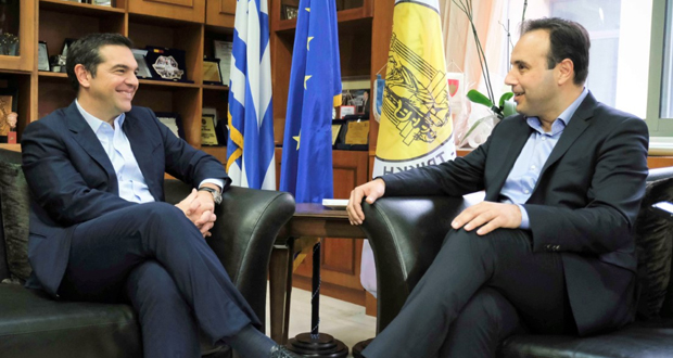 Τσίπρας – Παπαστεργίου στα Τρίκαλα για την Αυτοδιοίκηση (video)