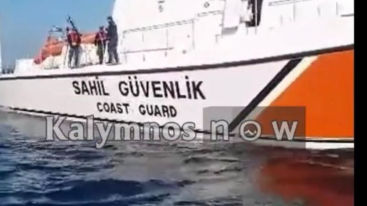 Νέο video ντοκουμέντο: Τούρκοι λιμενικοί κλέβουν παραγάδι από Καλύμνιους ψαράδες