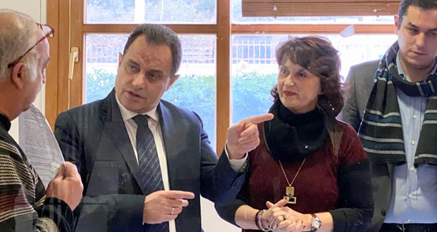 Ο Γ. Γεωργαντάς στον Δήμο Μάνδρας