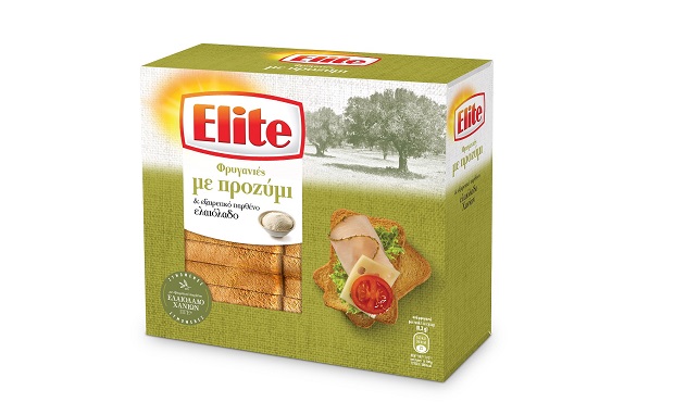 Η Elite καινοτομεί: Νέες φρυγανιές με Κριθάρι, Χαρούπι ή Προζύμι ζυμωμένες με εξαιρετικό παρθένο ελαιόλαδο Χανίων