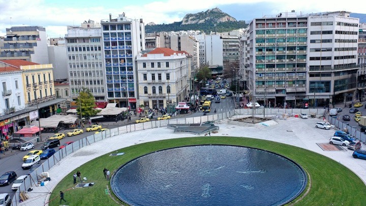 «Ξαναζωντανεύει» από σήμερα η «νέα» πλατεία Ομονοίας