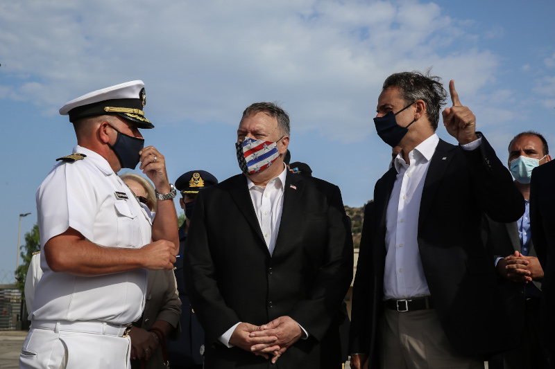 Στη βάση της Σούδας Πομπέο και Μητσοτάκης (video)