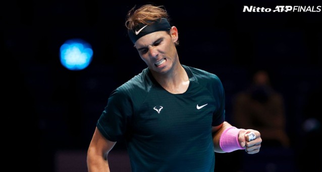 Ο Ράφα Ναδάλ στα ημιτελικά του ATP Finals