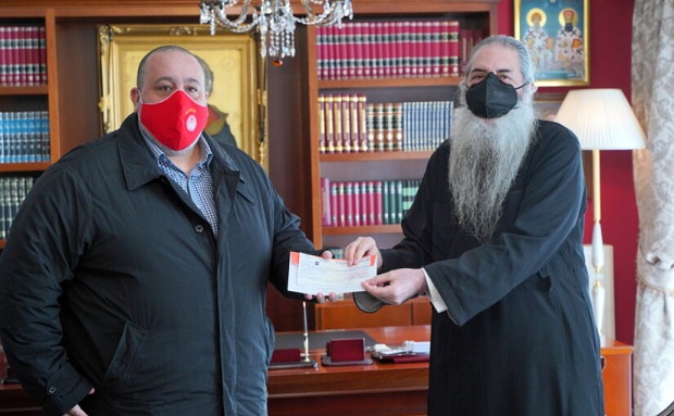 Ο Ολυμπιακός για μία ακόμη φορά αρωγός στη φιλανθρωπική δράση της Ι.Μητροπόλεως Πειραιώς