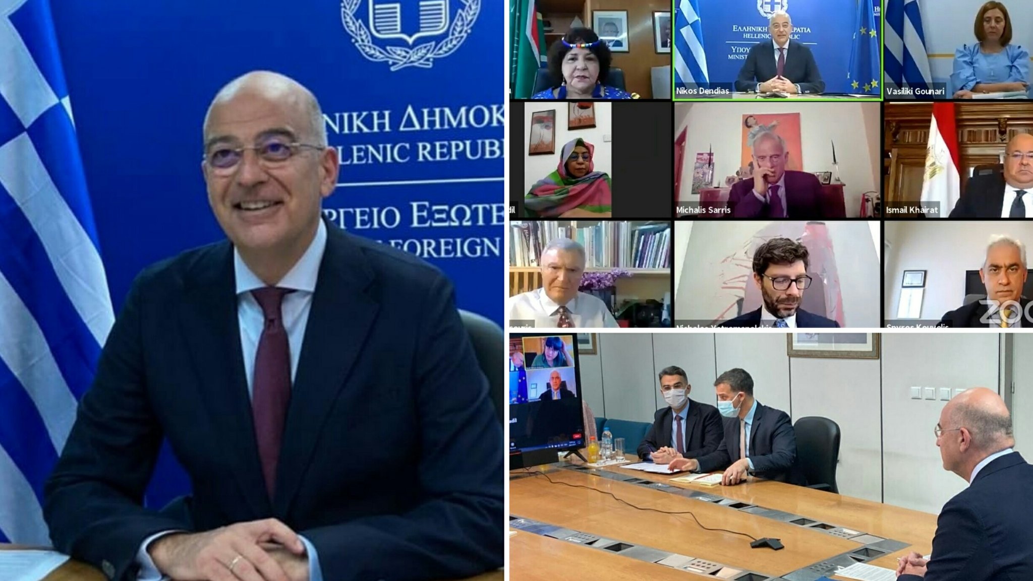 Νίκος Δένδιας: Η Ελλάδα θα συνεχίσει να διαδραματίζει τον γεφυροποιό της ρόλο μεταξύ της Ευρώπης και της Αφρικής