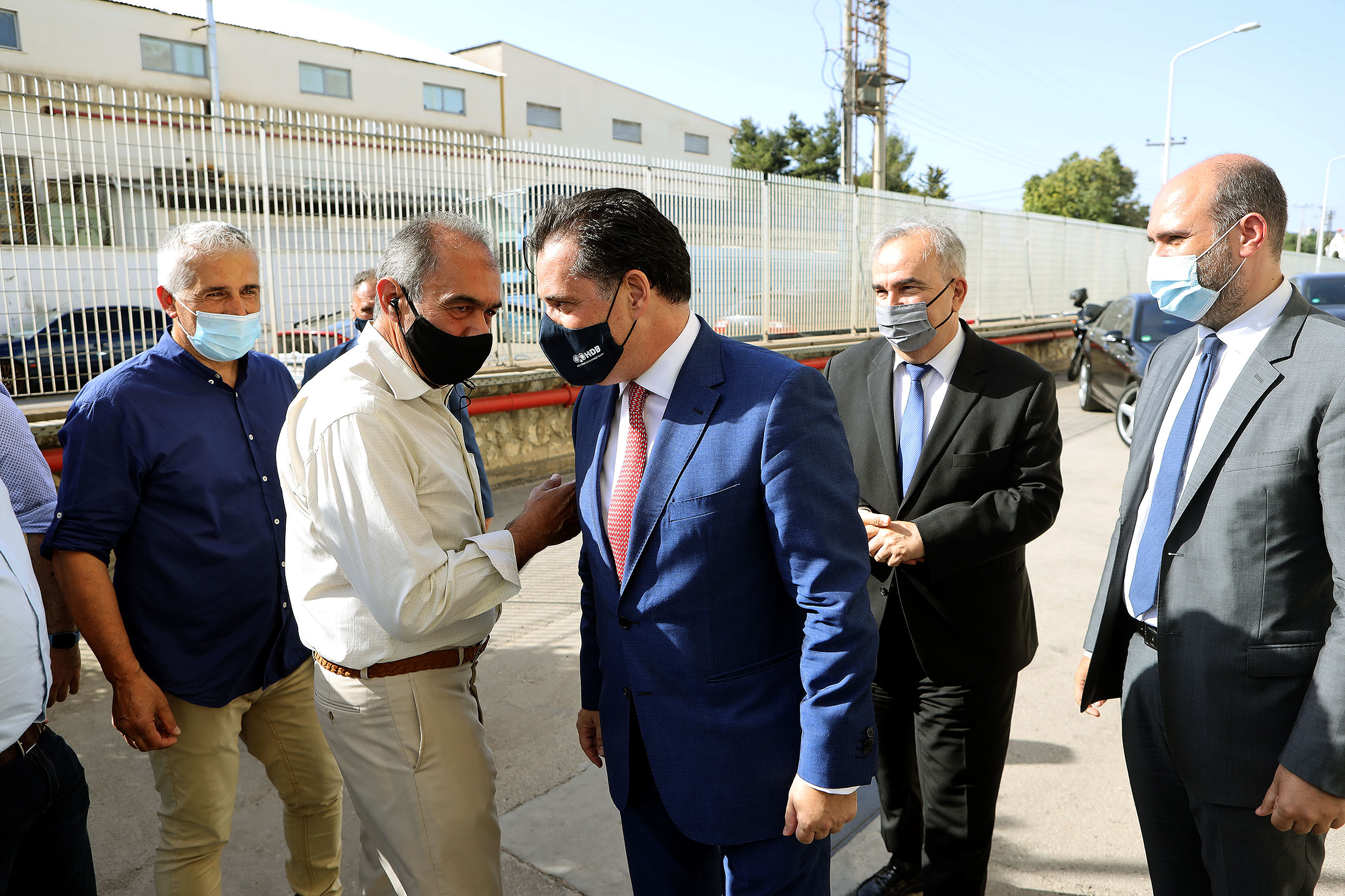 Ο Αδ. Γεωργιάδης στο πρώην εργοστάσιο της “PITSOS” που εξαγοράζει η “Πυραμίς”