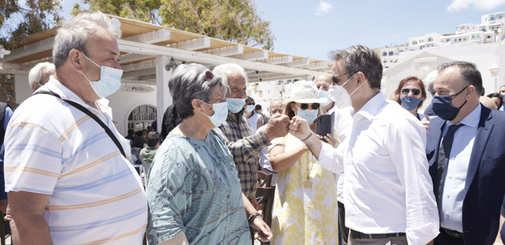 Στην Αστυπάλαια ο πρωθυπουργός – Ταξίδι στους ορίζοντες της νέας τεχνολογίας – Παράθυρο για μείωση του ΦΠΑ στα νησιά