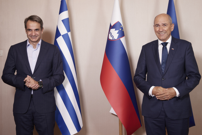 Πανδημία και Αφγανιστάν στο επίκεντρο το συναντήσεων του Κυρ. Μητσοτάκη με τον πρωθυπουργό και τον Πρόεδρο της Σλοβενίας