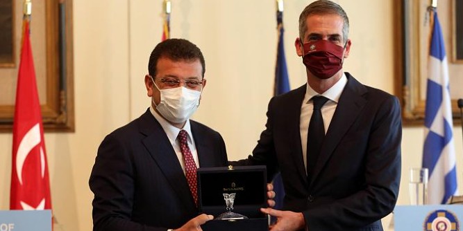 Κ. Μπακογιάννης: Τα προβλήματα μπορούν να τα λύσουν οι λαοί – Ε. Ιμάμογλου: Η φιλία ανάμεσα στις δύο χώρες είναι η μοναδική λύση