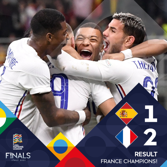Η Γαλλία κατέκτησε το Nations League – Νίκησε 2-1 την Ισπανία