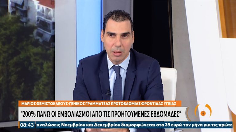 Μ. Θεμιστοκλέους: 200% πάνω οι εμβολιασμοί από τις προηγούμενες εβδομάδες – Πόσο ισχύει το πιστοποιητικό