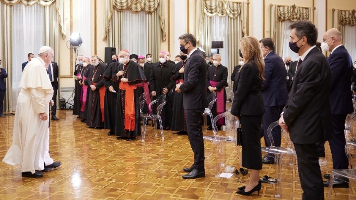 Συνάντηση του Κυρ. Μητσοτάκη με τον Πάπα Φραγκίσκο
