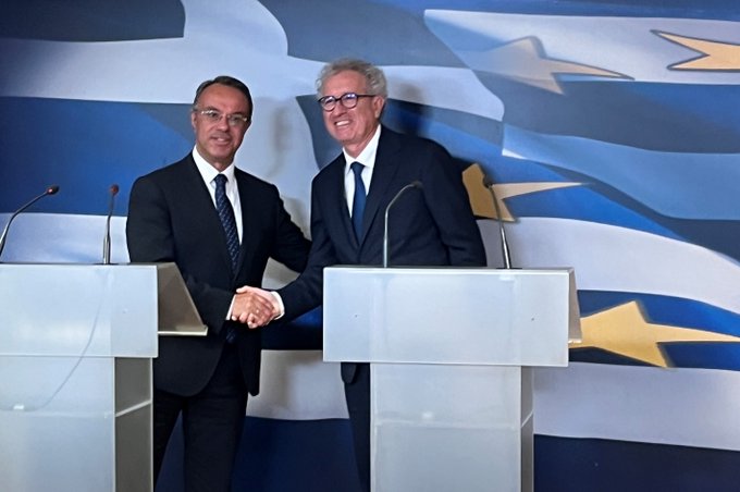 Χρ. Σταϊκούρας: Οι έξι προτεραιότητες της ελληνικής οικονομίας – Συνάντηση με τον εκτελεστικό διευθυντή του ESM Pierre Gramegna
