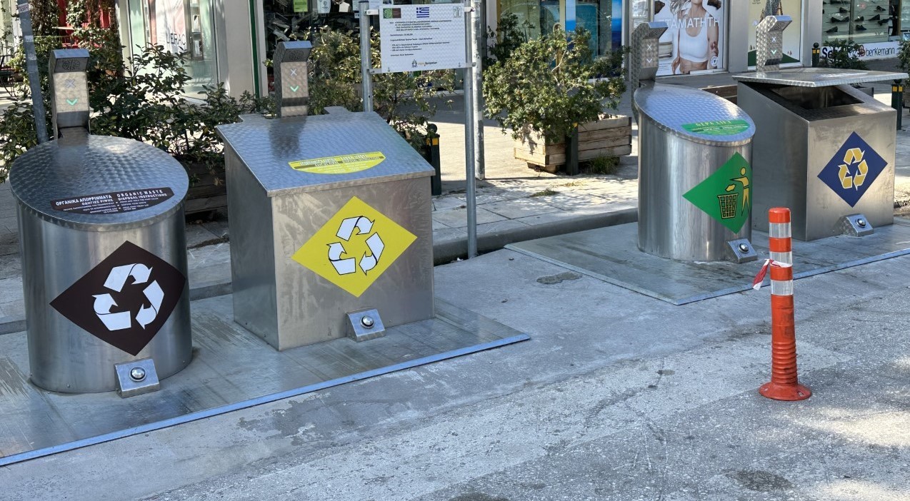 Πλήρες δίκτυο υπόγειων κάδων και Γωνιών Ανακύκλωσης στα Βριλήσσια