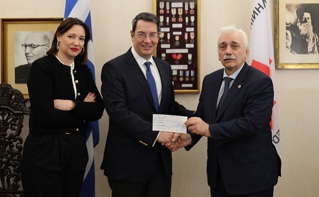 Η Παγκρήτια Τράπεζα προσέφερε γενναία δωρεά στον Ελληνικό Ερυθρό Σταυρό προς ενίσχυση των πληγέντων σε Τουρκία και Συρία