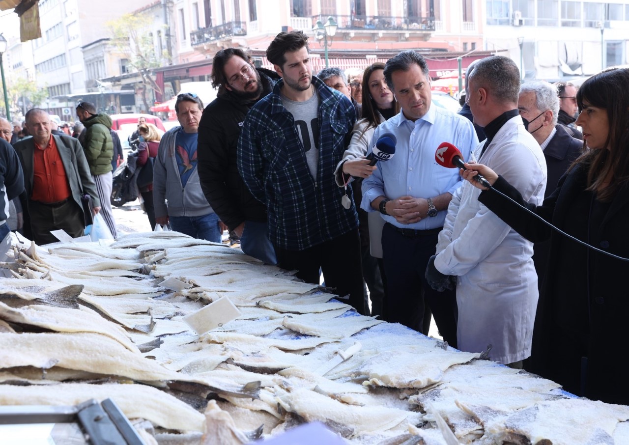Επίσκεψη A. Γεωργιάδη στη Βαρβάκειο