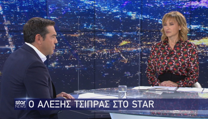 Συνέντευξη Τσίπρα στο κεντρικό δελτίο ειδήσεων του Star