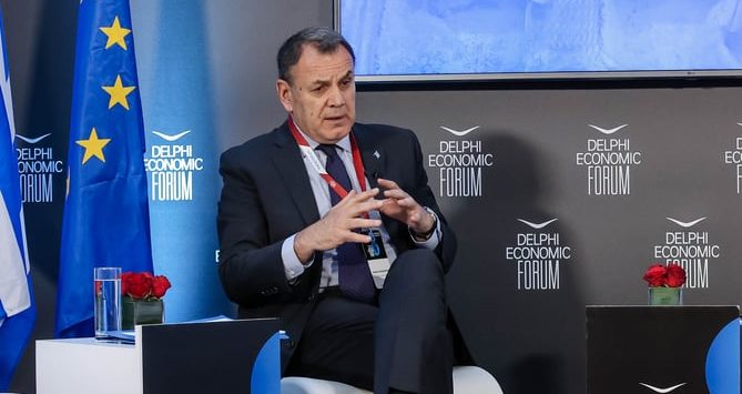 Παναγιωτόπουλος (ΥΕΘΑ) απο Δελφούς: Δεν πιστεύω ότι οι στρατηγικοί στόχοι της Τουρκίας θα αλλάξουν – Τα F-35 είναι το μέλλον της Πολεμικής Αεροπορίας