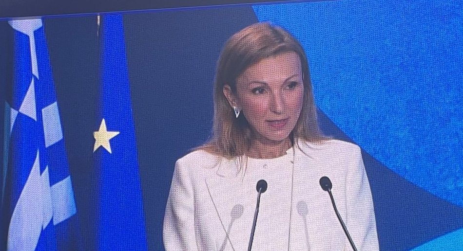 Μελίνα Τραυλού στους Δελφούς: «Η ελληνική ναυτιλία είναι η υπεροπλία της Ευρώπης»