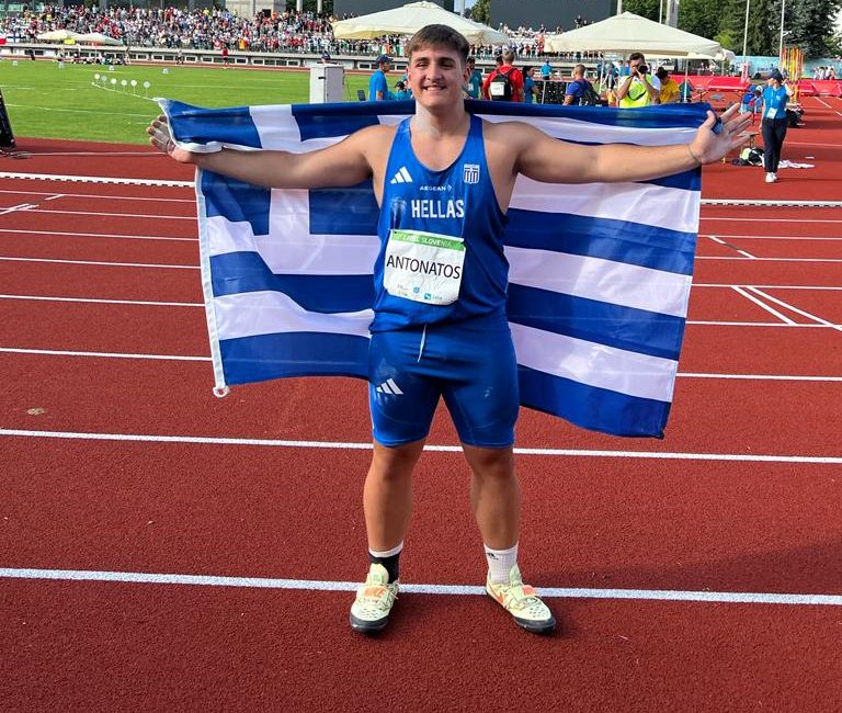 Xρυσό μετάλλιο ο Δημήτρης Αντωνάτος στο EYOF 2023