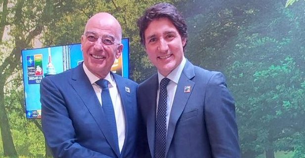 Συνάντηση Ν. Δένδια με Yaşar Güler, JustinTrudeau και Arvydas Anušauskas
