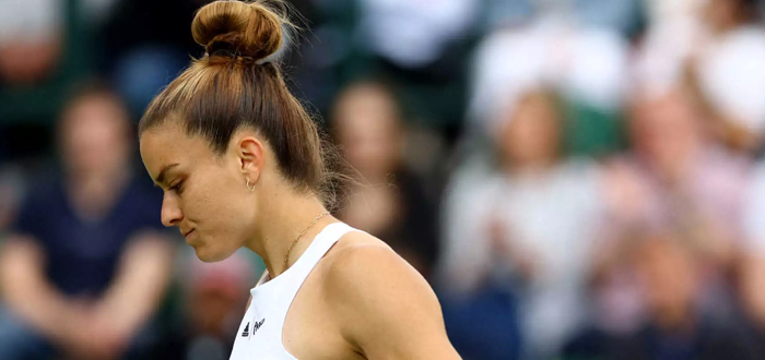 Σάκκαρη για την ήττα αποκλεισμό στο Wimbledon: “Με βλέπετε να κλαίω, πώς να αισθάνομαι;”