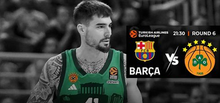 LIVE: Μπαρτσελόνα – Παναθηναϊκός | Euroleague