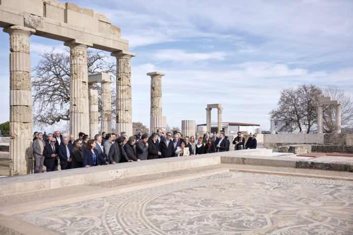Κυρ. Μητσοτάκης: Γεγονός με παγκόσμια σημασία η αναστήλωση του ανακτόρου του Φιλίππου Β’ στις Αιγές (video)