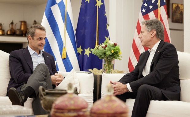 Τηλεφωνική επικοινωνία Κυρ. Μητσοτάκη – Άντ. Μπλίνκεν
