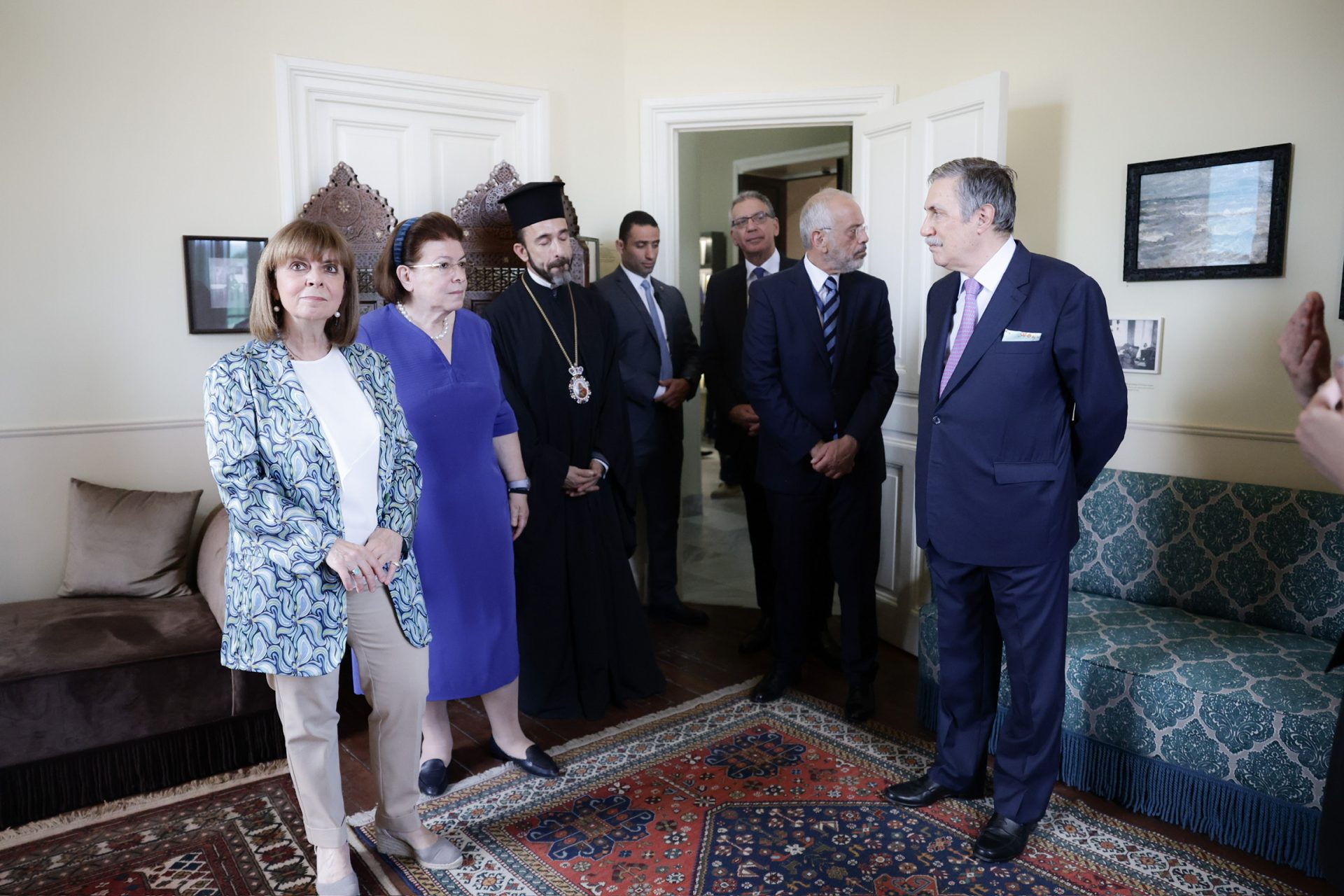 Στα εγκαίνια της ανακαινισμένης Oικίας Καβάφη η ΠτΔ
