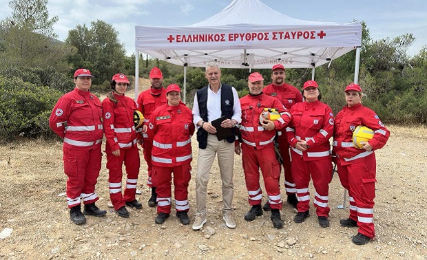 Ο Ελληνικός Ερυθρός Σταυρός συμμετείχε στη μεγάλη άσκηση «ΔΙΑ ΠΥΡΟΣ 2024» του Πυροσβεστικού Σώματος