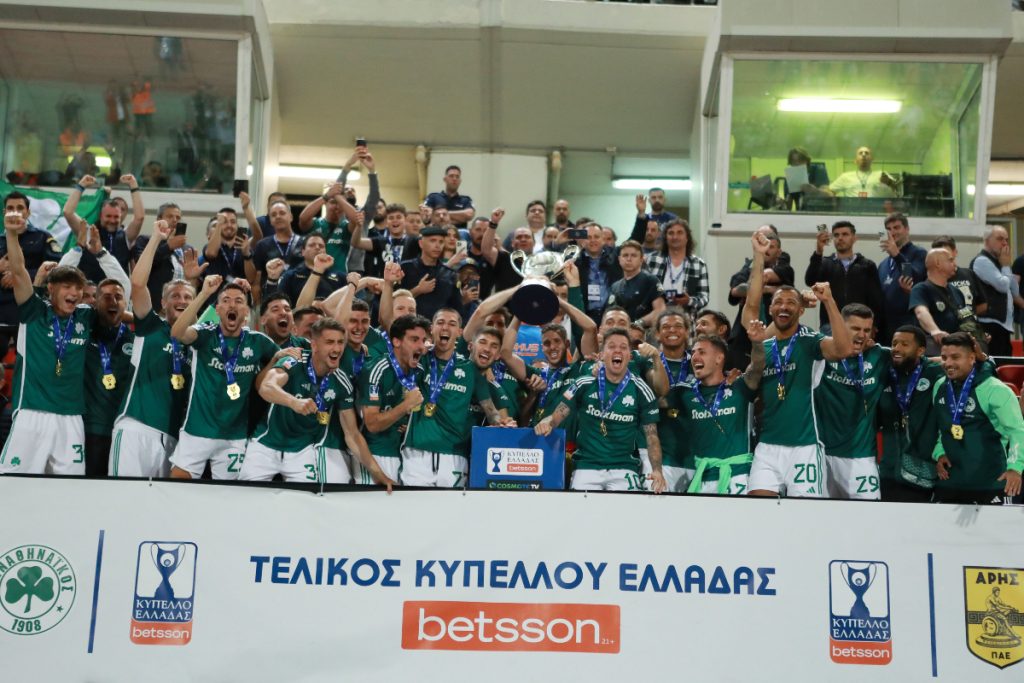 Κυπελλούχος Ελλάδας ο Παναθηναϊκός με το “χρυσό” γκολ του Βαγιαννίδη