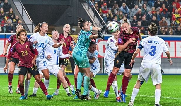 Η Εθνική Γυναικών ηττήθηκε 5-0 από το Βέλγιο αλλά κέρδισε την στη League B του Nations League