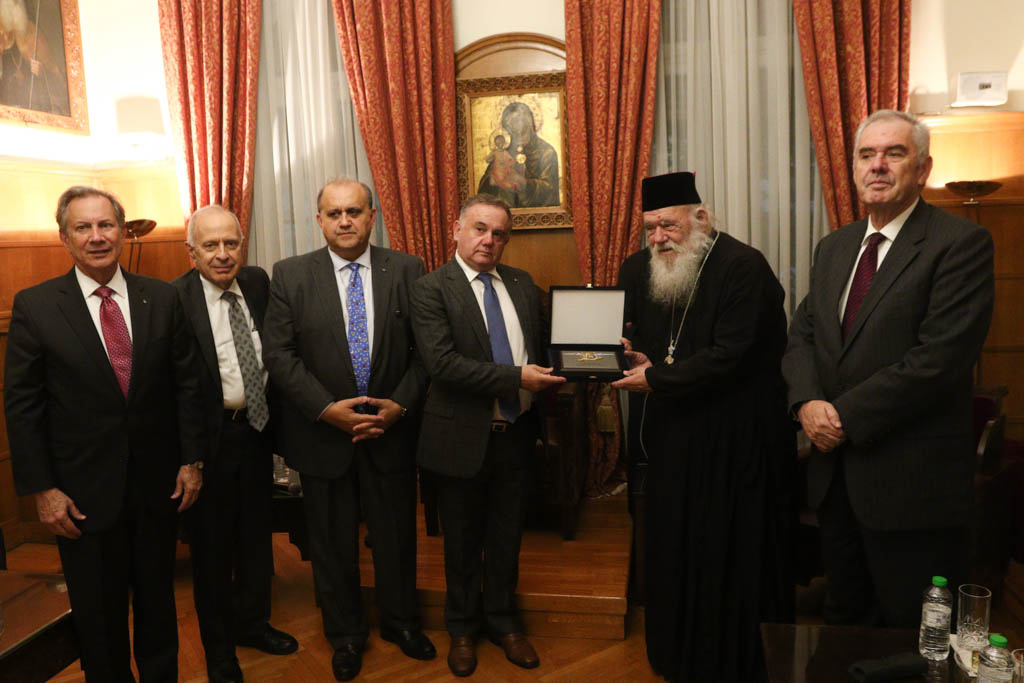 Συνάντηση Αρχιεπισκόπου με τα μέλη του Ελληνοαμερικανικού Ινστιτούτου