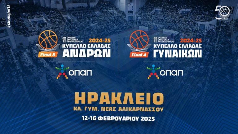 ΟΠΑΠ Final 8 Κυπέλλου Ανδρών: Η είσοδος των φιλάθλων και τα μέτρα ασφαλείας – Ανακοίνωση