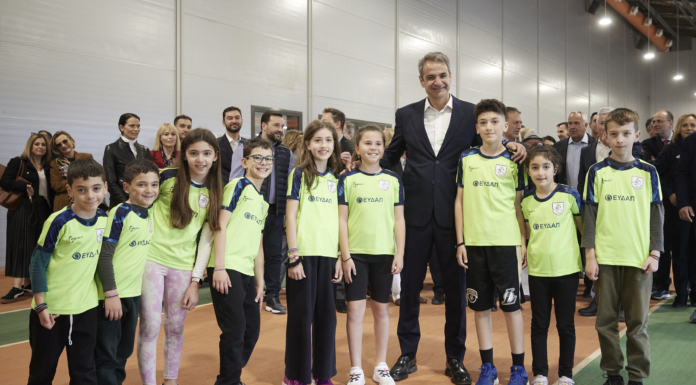 Κυρ. Μητσοτάκης: Η υποστήριξη του αθλητισμού απαιτεί επένδυση σε αθλητικές υποδομές με μεθοδικότητα και με παρεμβάσεις σε όλη τη χώρα