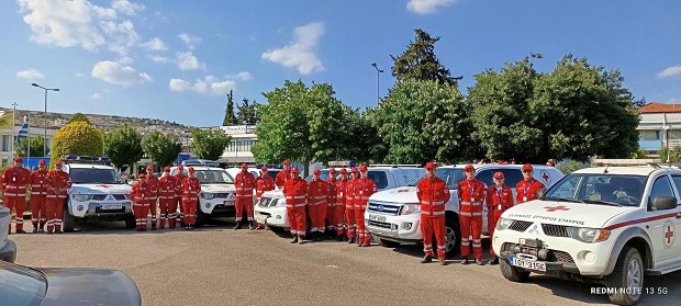 Ο Ελληνικός Ερυθρός Σταυρός είχε δυναμική παρουσία στο ΕΚΟ Ράλλυ Ακρόπολις 2025