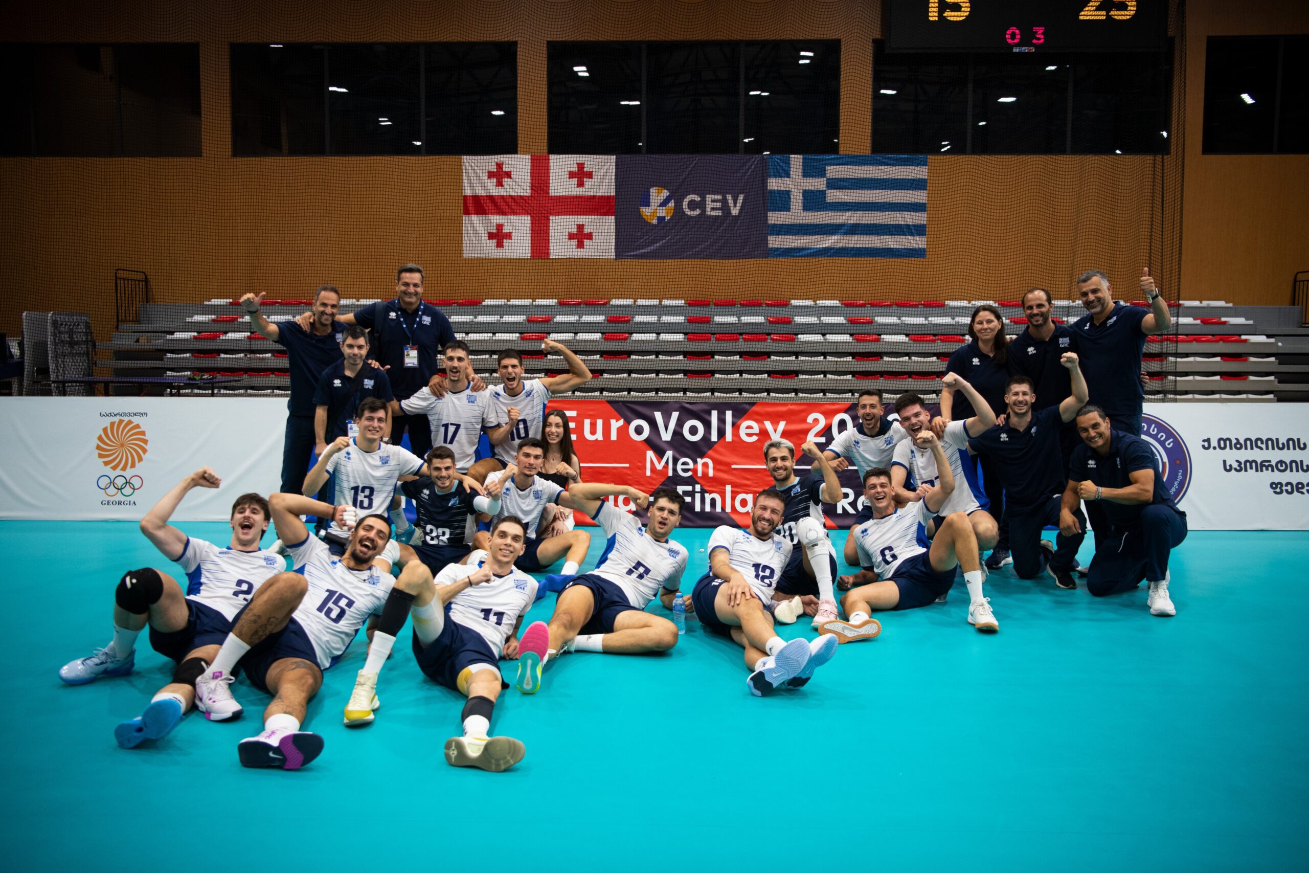 Βόλεϊ: Η Εθνική Ανδρών νίκησε τη Γεωργία και εξασφάλισε την πρόκριση για το Ευρωβόλεϊ