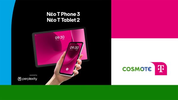 Η COSMOTE TELEKOM παρουσιάζει τα νέα AI T Phone 3 και T Tablet 2, φέρνοντάς τα για πρώτη φορά στην Ελλάδα.